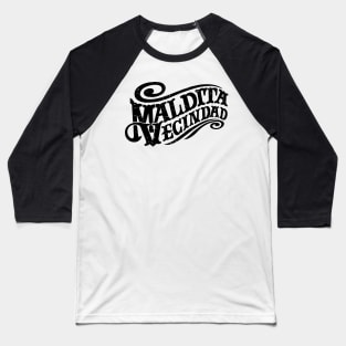 Maldita Vecindad - Grunge black Baseball T-Shirt